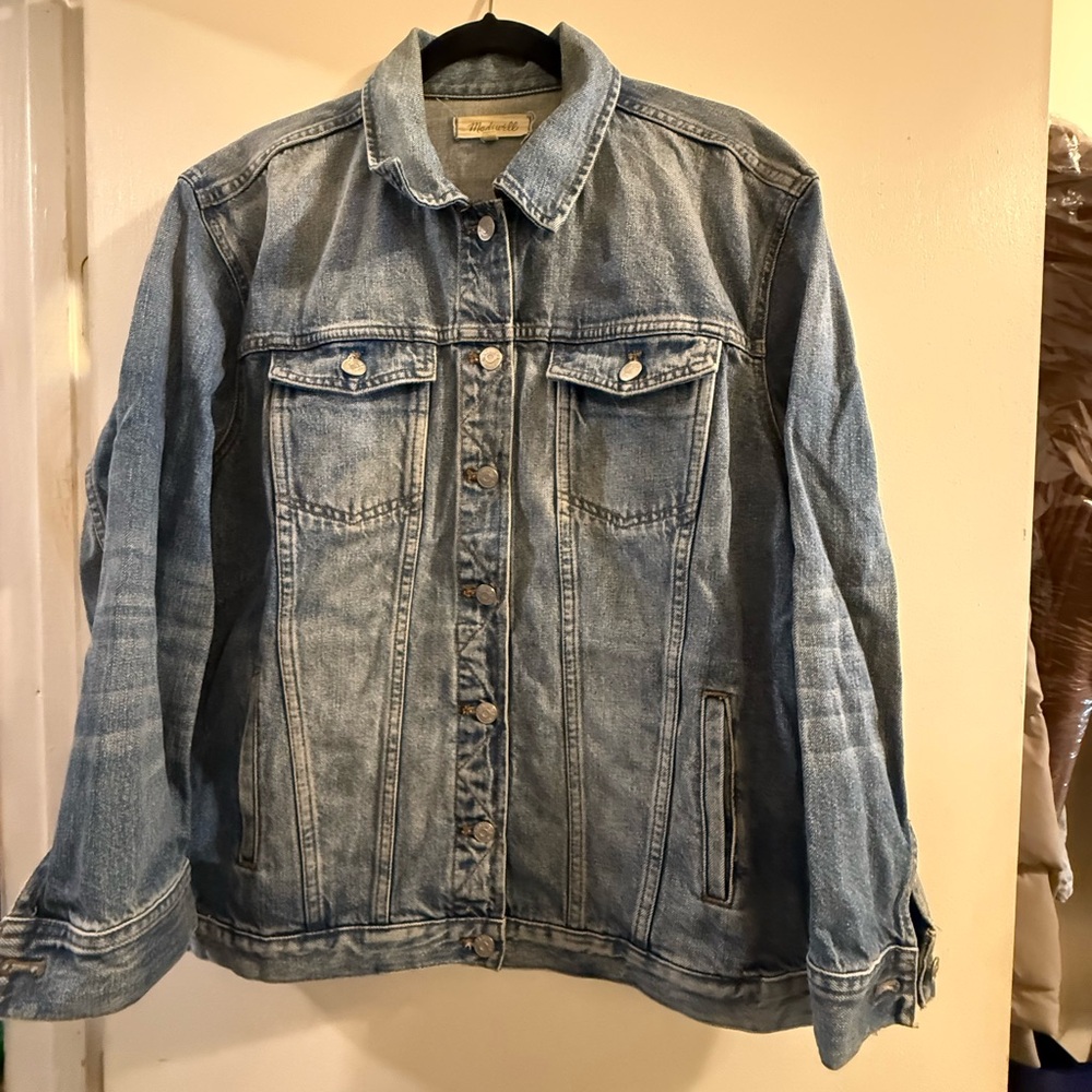 Madewell oversized Blue Denim Jacket